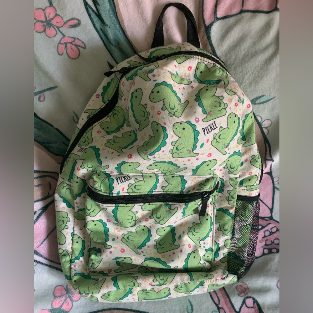 Moriah Elizabeth Pickle dinosaur school backpack